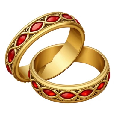 2 bloody wedding rings sticker