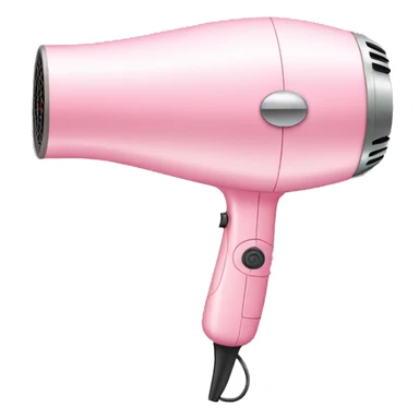 pastel pink hair dryer sticker