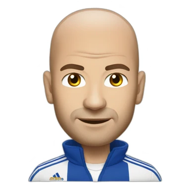 Zinedine Zidane sticker