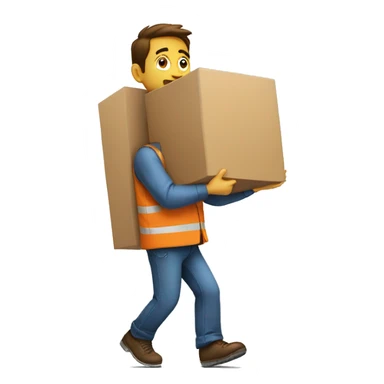 Moving furniture guys  sticker