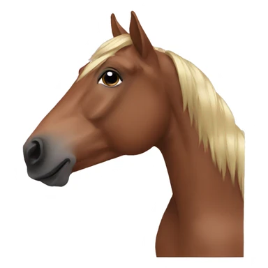 horse with nailpolish sticker