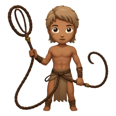 earth elemental long whip human sticker