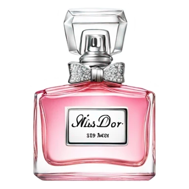 Miss Dior perfume bottle sticker