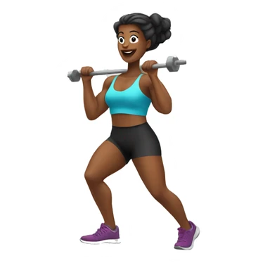 a Queen practicing  Crossfit sticker