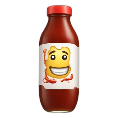 sauce bottle sticker