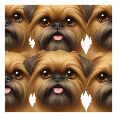 Brussels Griffon dog sticker
