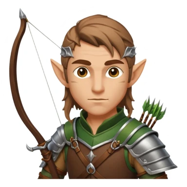ESO male wood elf sticker
