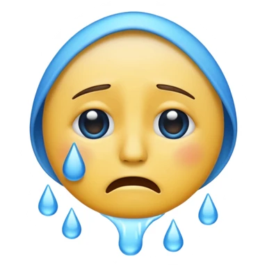 Crying emoji sticker