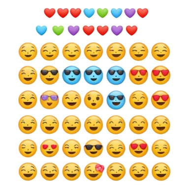 self care style emojis sticker