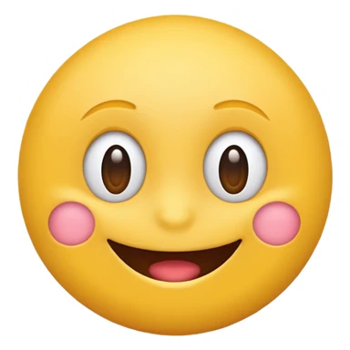 laughing face emoji, joyful expression sticker