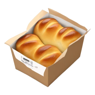 Une brioche du Boulanger emballée dans son packaging transparent  sticker
