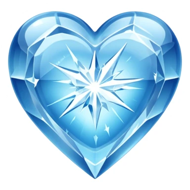 Corazón congelado sticker