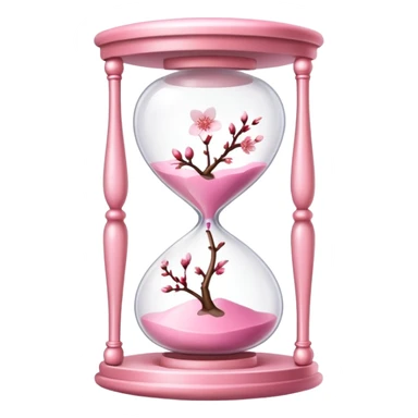 Cherry Blossom hourglass sticker