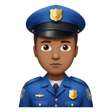 police captain rank sticker