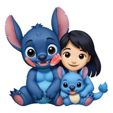 Lilo and stitch make stitch cute cuter make it look relaistic sticker