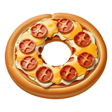 Pizza bagel  sticker
