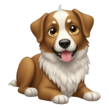 Perro con alas sticker