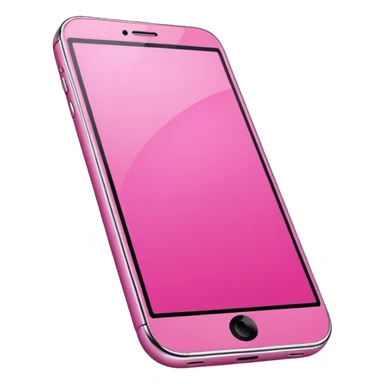 pink cell phone sticker