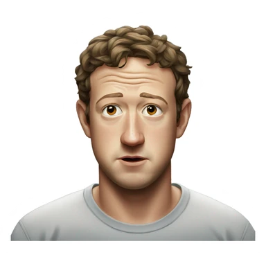 mark zuckerberg sad sticker