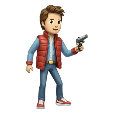 Marty-Mcfly sticker