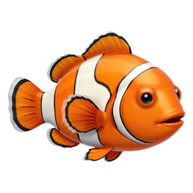 Clown fish in the aquarium sticker