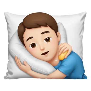  drooling on pillow sticker