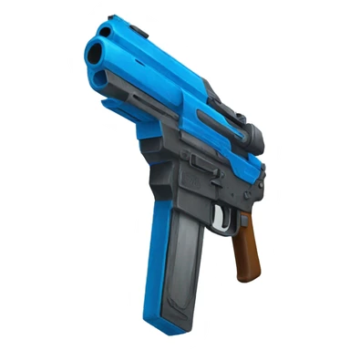 caliber con fuego azul sticker