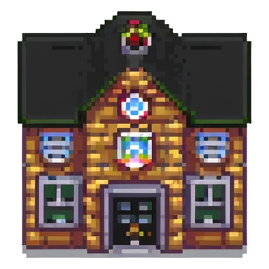 school building sticker