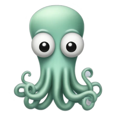 Squidward Q Tentacles from SpongeBob sticker