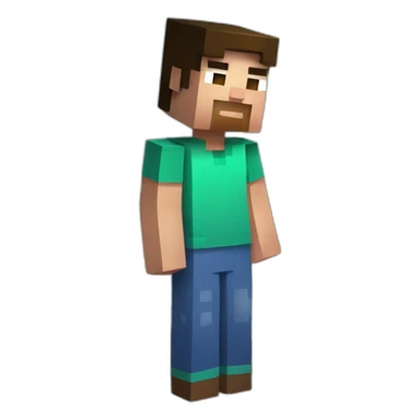 Minecraft steve pregnant holding his pregnant stomach sticker