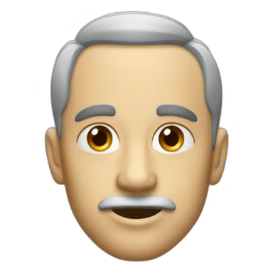 Grosse tête qui rigole sticker