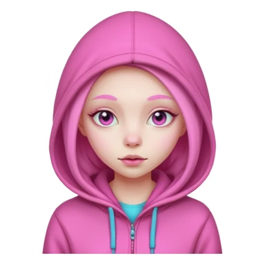 PINK ALIEN GIRL WEARING HOODIES



















 sticker