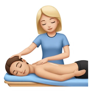 Back massage body sticker