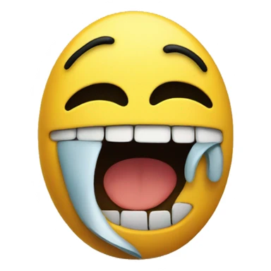 A smiley face that is suffering on the inside sticker