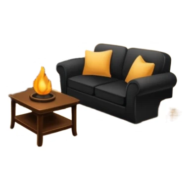 interior de una casa sticker