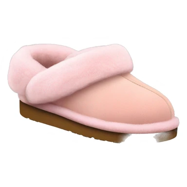UGG slippers light pink sticker