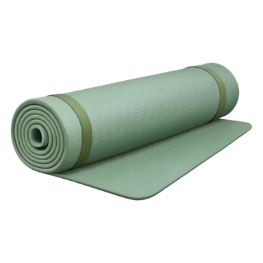 Yoga mat sage green sticker