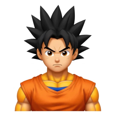 Goku run away  sticker