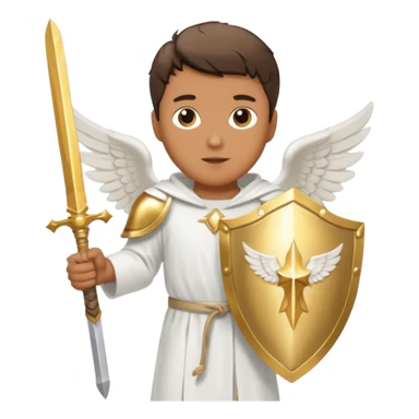 - 🛡️ Shield – symbolizing protection
- ⚔️ Sword – representing spiritual warfare
- 👼 Angel – the heavenly messenger
- ✨ Sparkles – highlighting his glory sticker