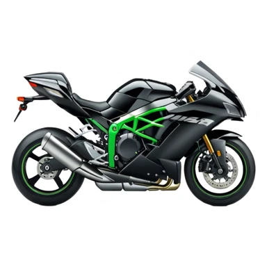 A Kawasaki Ninja H2r  sticker