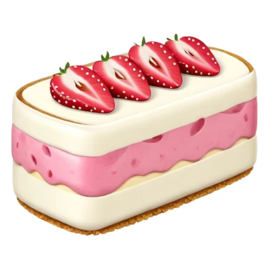 Strawberry cheesecake sushi sticker
