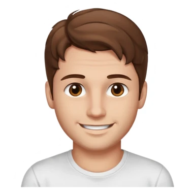 Kjekk mann (lys i huden) som har pynta seg.  fargen på håret er brunt og HAN har midtskille og litt søte krøller . Litt øyevipper men ikke mye og litt mørke brun. Skal se HOT Å SEXY UT smile mer!!! Ca 20 år gammel. HVIT T-SKJORTE sticker