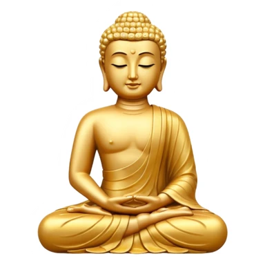 emoji about buddhism sticker