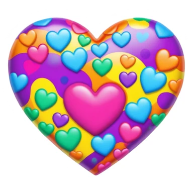 lisa frank rainbow leopard print heart sticker