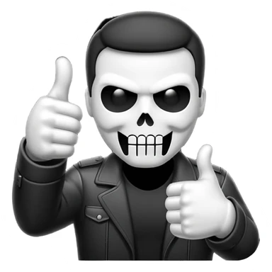 Emogi punisher giving thumbs up sticker