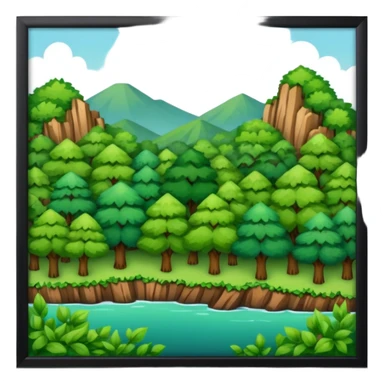 In our hometown, there’s plenty of trees sticker