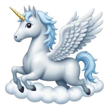 Pegasus made of  Cloud  sticker