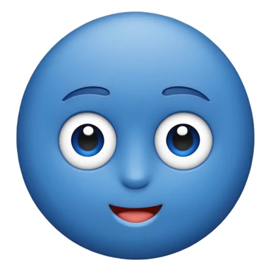 Verificación azul con un chulito blanco  que el emoji sea redondo y sin cara sticker