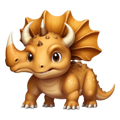kind face of a triceratops  sticker