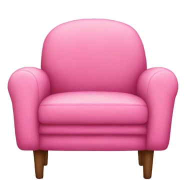 Pink Cosy chair sticker